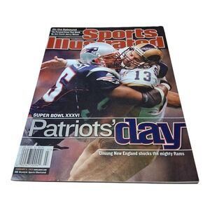 Vintage Feb 11 2002 New England Patriots Super Bowl Sports Illustrated Magazine